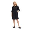 Dámske čierne košeľové šaty ROBE LLEGERE (Veľkosť 34)