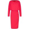 Dámske červené spoločenské šaty TAIFUN (Veľkosť 34)