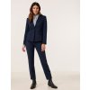 Dámske modré kostýmové elastické sako GERRY WEBER (Veľkosť 36)