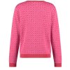 Dámsky cyklamenový sveter z bavlny GERRY WEBER (Veľkosť 34)