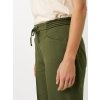 Dámske khaki zelené 7/8 nohavice do gumy TONI (Veľkosť 34)
