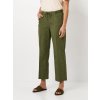 Dámske khaki zelené 7/8 nohavice do gumy TONI (Veľkosť 34)