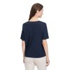 Dámske modré tričko s potlačou BETTY BARCLAY (Veľkosť 36)