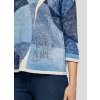 Dámsky modrý pulóver so vzorom RABE (Veľkosť 36)