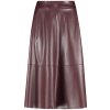 Dámska bordová koženková sukňa GERRY WEBER (Veľkosť 34)