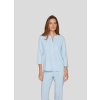 Dámska ľahká modrá blúzka s V-výstrihom RABE (Veľkosť 38)