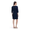 Dámske modré úpletové šaty BETTY BARCLAY 95cm (Veľkosť 38)