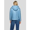 Dámska modrá krátka prechodná prešívaná bunda RABE (Veľkosť 36)