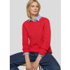 Dámsky červený pletený pulóver s bavlnou RABE (Veľkosť 36)
