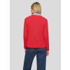 Dámsky červený pletený pulóver s bavlnou RABE (Veľkosť 36)