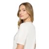 Dámske biele tričko s jemným vzorom BETTY BARCLAY (Veľkosť 36)
