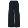 Dámske tmavomodré úpletové nohavice do gumičky s lampasom VIA APPIA (Veľkosť 34)