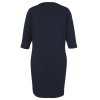 Dámske tmavomodré úpletové šaty s 3/4 rukávom VIA APPIA (Veľkosť 34)