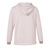 Dámska ružová mikina s kapucou FRAPP (Veľkosť 36)