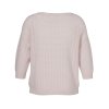Dámsky ružový bavlnený pulóver s 3/4 rukávom FRAPP (Veľkosť 36)