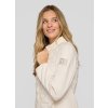 Dámska smotanová elastická prechodná bunda RABE (Veľkosť 38)