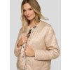 Dámska béžová krátka prechodná bunda RABE (Veľkosť 38)