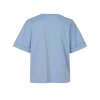 Dámske bledomodré bavlnené tričkos krátkym rukávom EISZEIT (Veľkosť 36)
