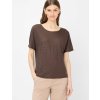 Dámske hnedé ľanové tričko BRAX (Veľkosť 34)