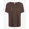 Dámske hnedé ľanové tričko BRAX (Veľkosť 34)