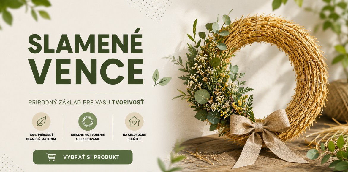 Slamené vence