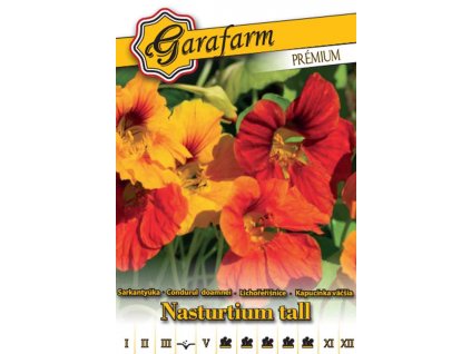 kapucinka vysoka zmes farieb