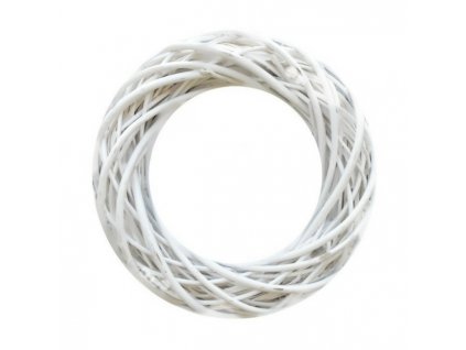 1494 pruteny veniec priemer 25 cm biely
