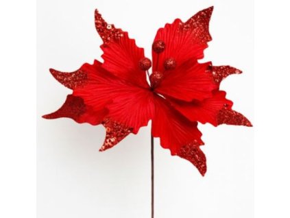 kvet magichome vianoce poinssetia cervena stonka 31 cm