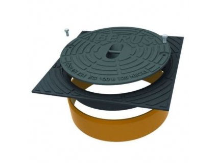 kanalizacny poklop dn 400 b 125 iberus stvorcovy liatinovy