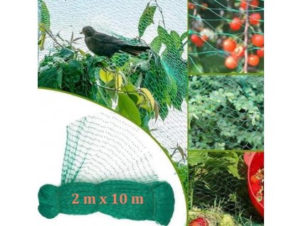 siet proti vtakom 2 m x 10 m oko 15 x15 mm