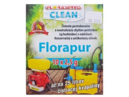 florapur 10 x 2 5 g na cistenie postrekovacov