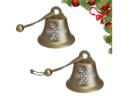 zvoncek na zavesenie kovovy 4 5 cm 1 ks