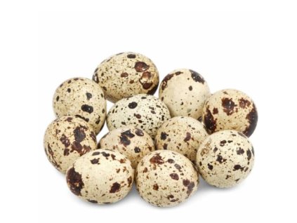 vajicka prepelicie plastove 4 cm 24 ks