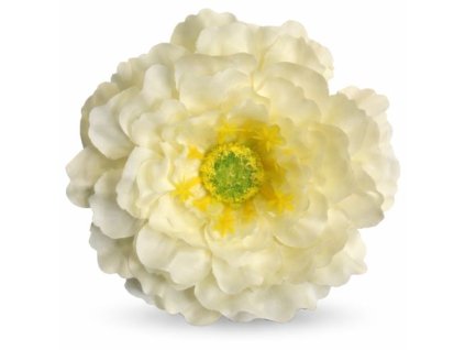 Umelá cínia bledožltá 9 cm