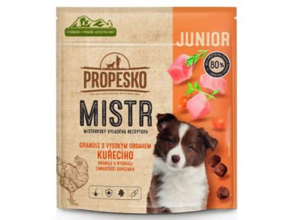 propesko mistr junior s vysokym obsahom kuracieho 500 g