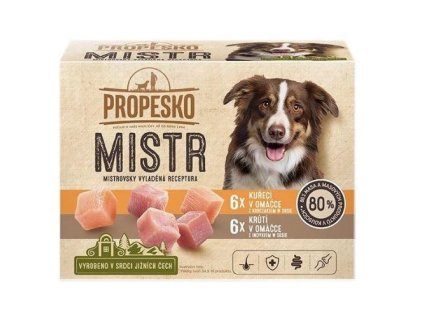 propesko mistr kuracie a morcacie v omacke 12 x 85 g