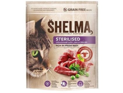 shelma sterilised s cerstvym hovadzim masom 1 4 kg