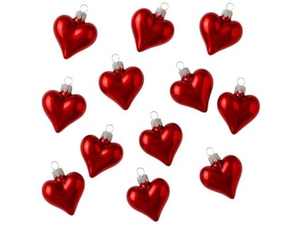 vianocne srdiecka na zavesenie 10 ks