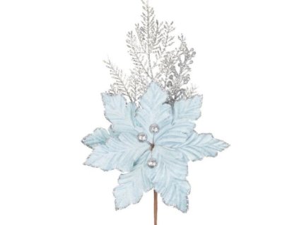 vetvicka s kvetom modrostrieborna 27 cm