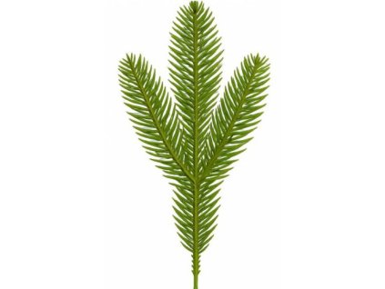 umela vetvicka zelena 22 cm