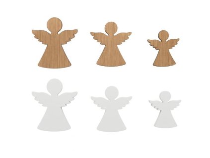 dreveny anjelik 6 ks