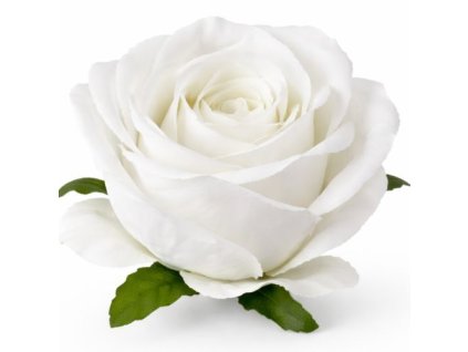 Umelá ruža smotanová 9 cm