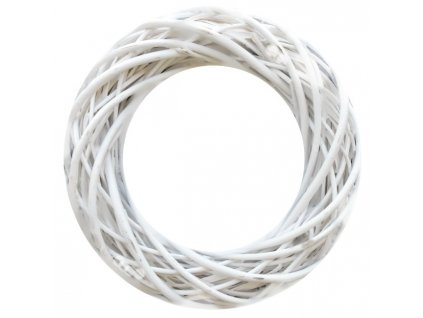 2454 pruteny veniec priemer 30 cm biely