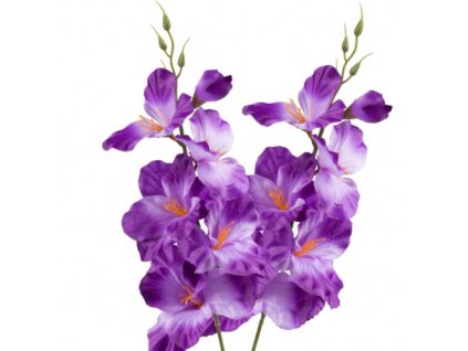 4605 umela gladiola satenova violet 54 cm