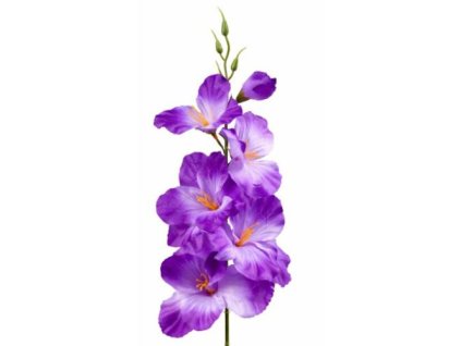 umela gladiola satenova violet 54 cm