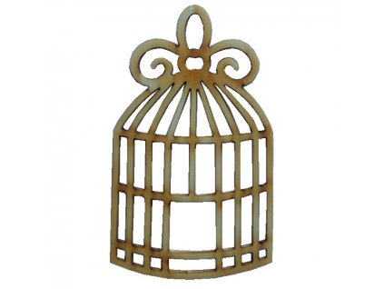 4719 drevena dekoracia klietka 10 cm