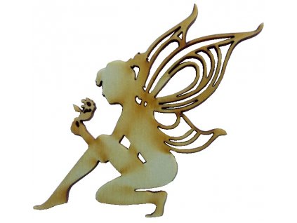 4728 drevena dekoracia sediaca vila