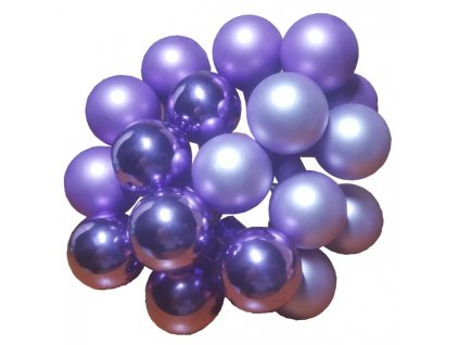 7467 gulicky sklenene na drote fialove 2 cm 9 ks