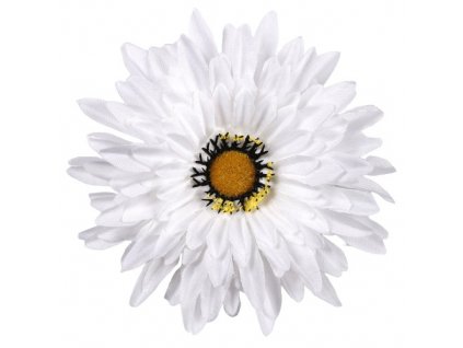 8310 umela gerbera biela 15 cm