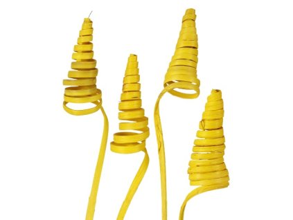 8364 dekoracna spirala zlta 53 cm